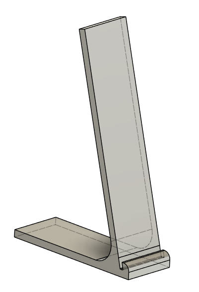 File view of a picture stand