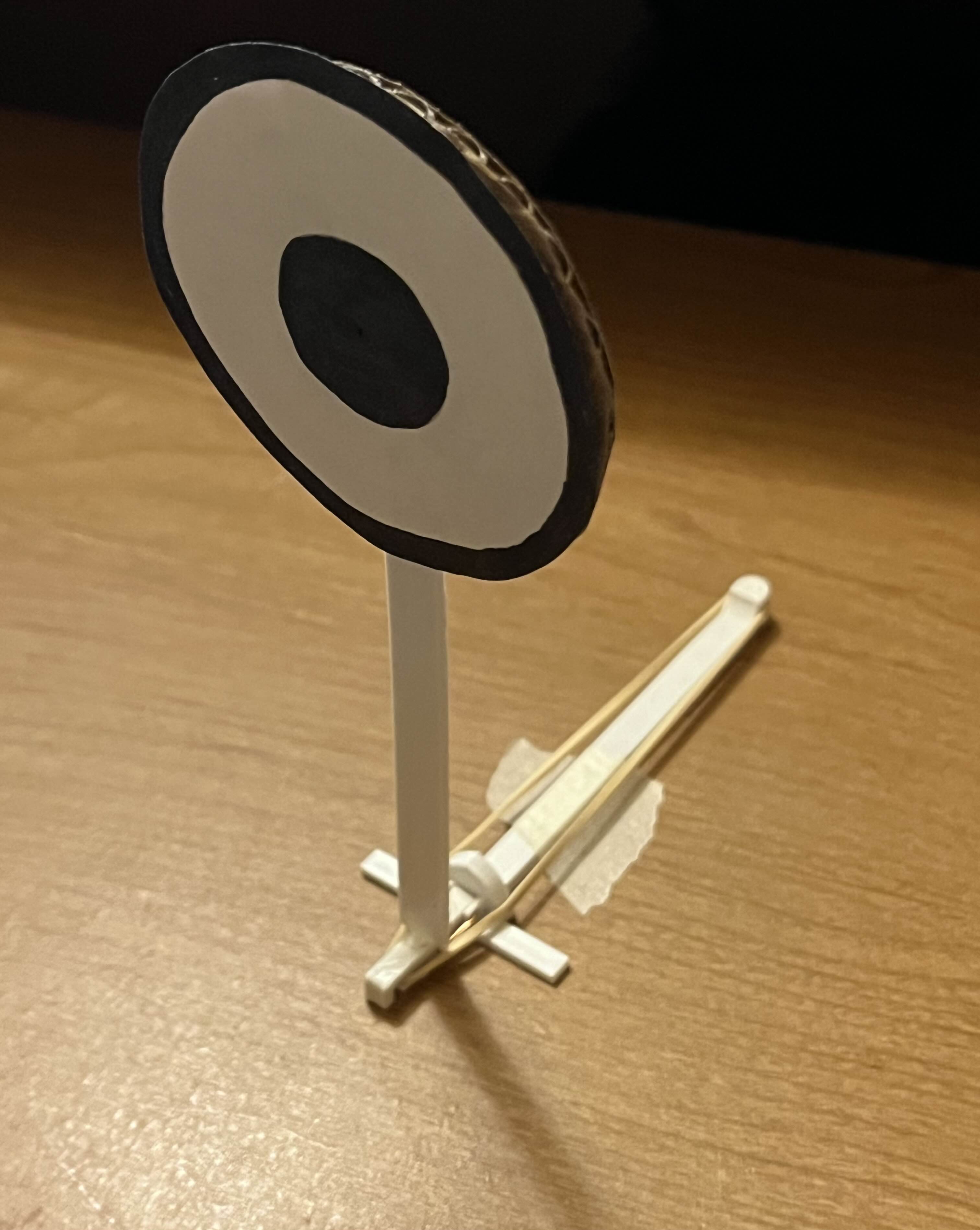 Target stand with custom decal